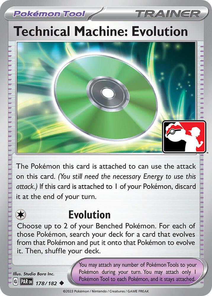 Paradox Rift Technical Machine: Evolution [Prize-Pack-Holo] Pokémon card